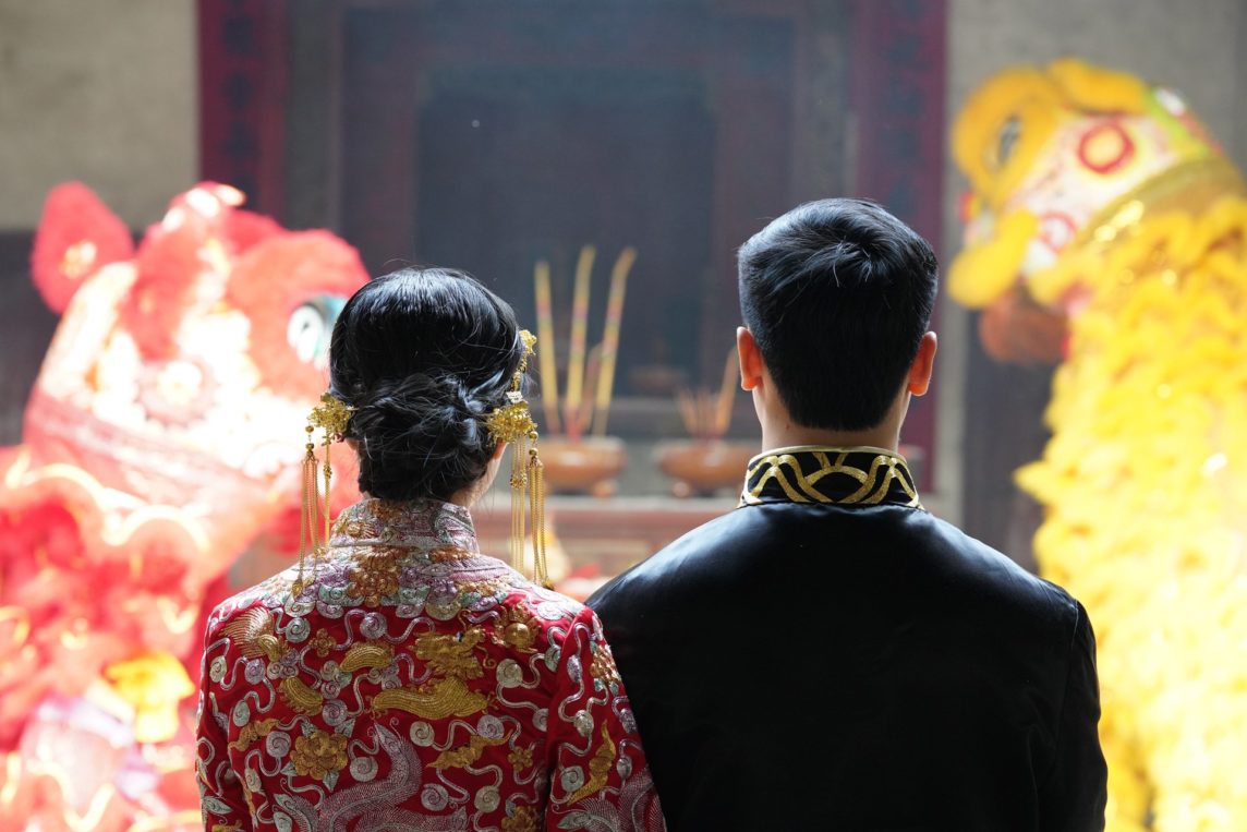 Para ślubna w Chinach